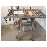 Craftsman 10" Table Saw w/ rolling metal stand