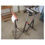 3 Adjustable roller stands