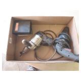 Craftsman 3/8" drill, hand drill, drill bits