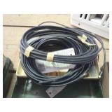 Tackle box, coax cable