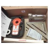 B&D Laser Level, 3- speed squares,  staple gun