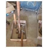 Sledge hammer, hammer, axe, hammer head