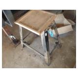 Rolling table, 13"x14.5"x31"