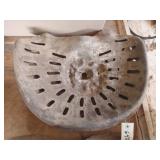 4- metal tractor seats