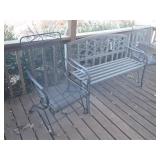 2-Patio chairs, Patio Bench