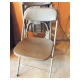 Samsonite Plastic/Metal Folding Chairs (10)