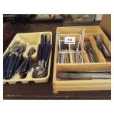 Stainless Flatware, 2 patterns (40+)