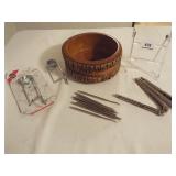 Nut Bowl, Crackers, Picks