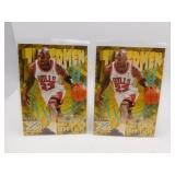 2- 96-97 Skybox Z Force Michael Jordan Cards