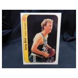 1986 Fleer NBA Larry Bird Sticker Card 2 of 11