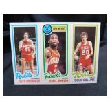 1980-81 NBA Topps Trio Basketball Card