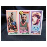 1980-81 NBA Topps Trio Basketball Card