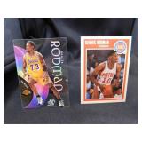 2-Dennis Rodman Basketball Cards, NBA Pistons