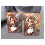 2-Steve Nash Rookie Cards 96 Topps Finest No.75