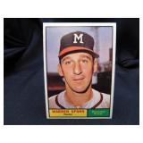 Warren Spahn Card 1961 Topps No.200 Braves MLB