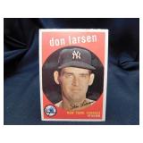 Don Larsen Card 1959 Topps No.205 Yankees MLB