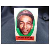 1963 Topps Ernie Banks Peels Off Baseball Sticker