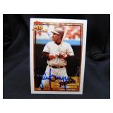Tony Gwynn Autographed 1991 Topps Card No.180