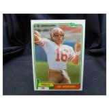 Joe Montana Rookie Card 1981 Topps No.216
