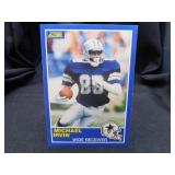 Michael Irvin Rookie Card 1989 Score No.18