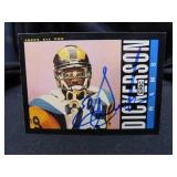 Eric Dickerson Autographed Card 1985 Topps No.79