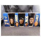 The Three Stooges Collectible Shot Glass Set