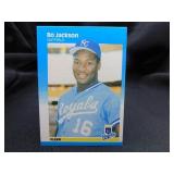 Bo Jackson Rookie Card 1987 Fleer MLB Card