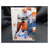 Ozzie Newsome Autographed 99 Upper Deck NFL Card