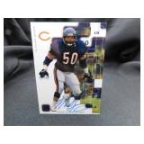 Mike Singletary Autographed 99 Upper Deck NFL Card
