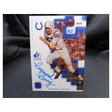 Raymond Berry Autographed 99 Upper Deck NFL Card
