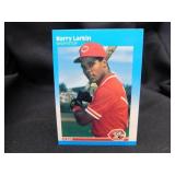 Barry Larkin Rookie Card MLB 1987 Fleer No. 204