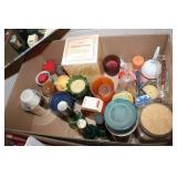 Candles, Bells, Avon Harvest Time Candle etc