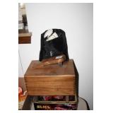 Shoe Shining Equipment with polishes and brushes