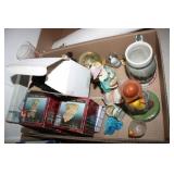 Clown Figurine; lady w/Flowers figurine