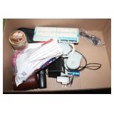 Odds and Ends box; Candle, Cards; OFF Fans