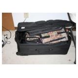 Rolling Softside suitcase; small matching suitcase
