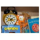 Garfield items; Clocks; Light switch cover; Hoyle