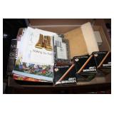 Sm Kerosene lamps; Religious Books; Cowboy bible