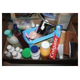 Bath odds and ends; Powder; toothpaste