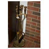Gold Tone Fireplace tools