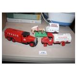 Texaco Replica Trucks; OU Sooner Schooner bobble