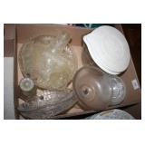 Patterned Glassware; Pampered Ched Bowl w/lid