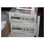 Pyrex Designs Ovenware (2 items); Glass Bird