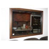 Wall Mirror; Wooden Frame