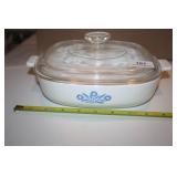 Blue Cornflower Baking Dish w/lid