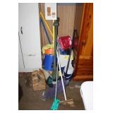 Stick mops/Brooms/Sweepers Clean out of area