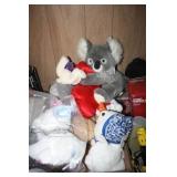 Stuffed Animals; Koala; Precious Moments unicorn