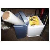 Trash Cans(plastic) Prestone; Styrofoam cooler