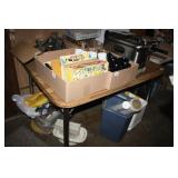 Formica Top table w/leaf-Aluminum Legs