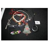 Necklaces; Shells; Tree; Religious bracelet